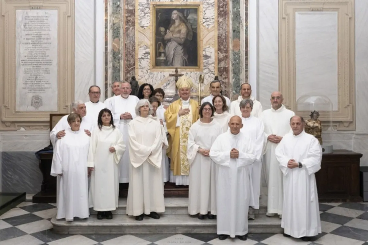 I nuovi accoliti istituiti nella Basilica di San Giovanni in Laterano