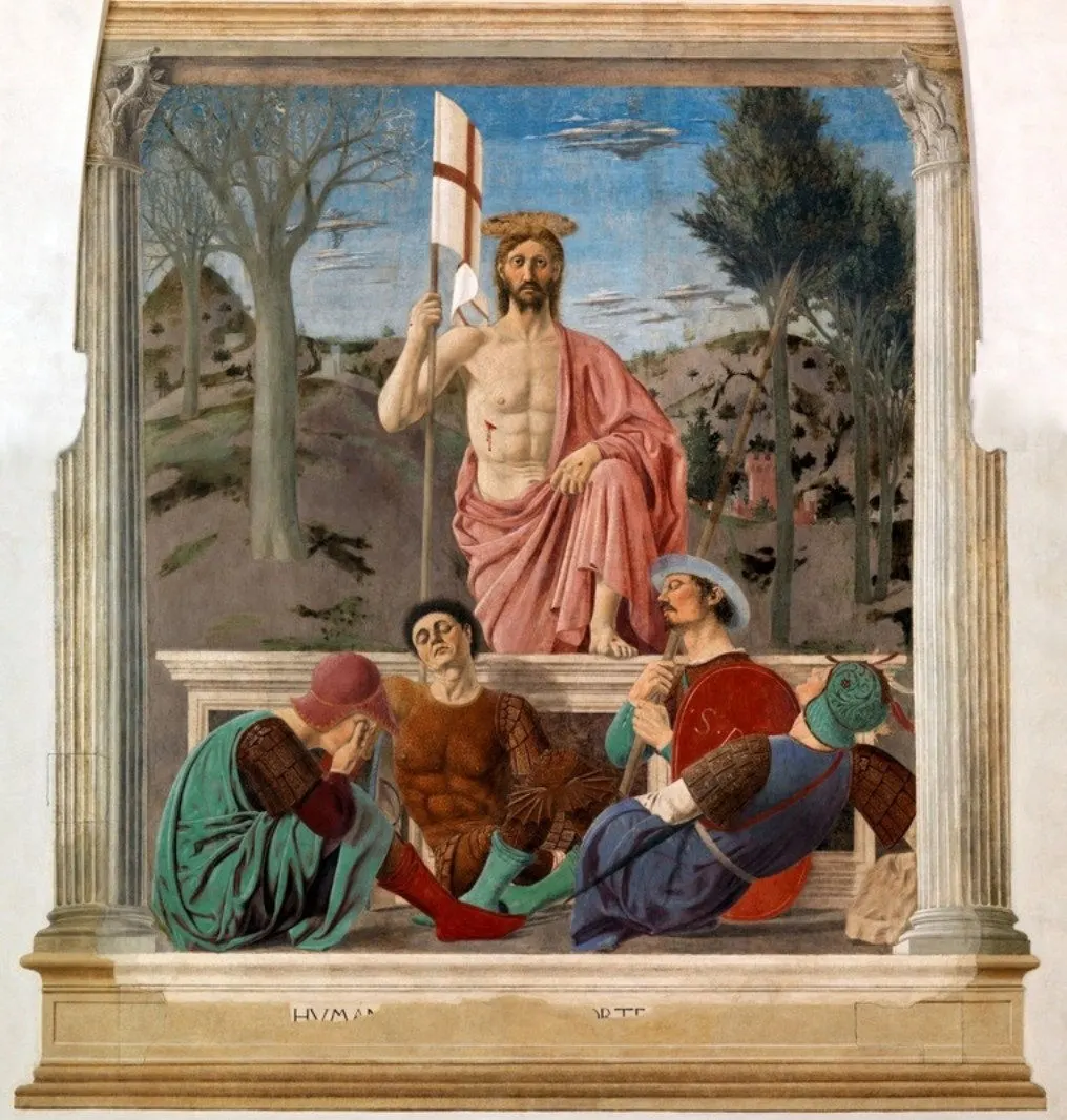 La Resurrezione di Piero della Francesca, affresco di Sansepolcro